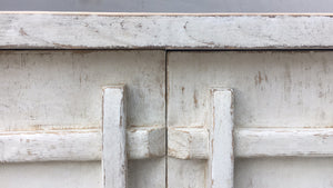 Lilys Amalfi Patrician Two Tones Sideboard Distressed White 91X19X37 9096-W