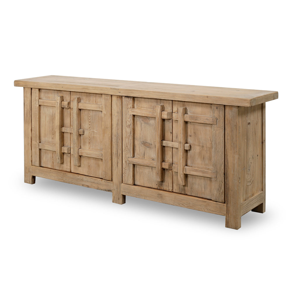 Lilys Amalfi Patrician Sideboard  Weathered Natural 91X19X37H 9096-NA