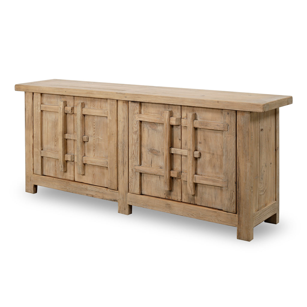Capri cabinet weathered natural pine 53x17x43H - Lilys Living