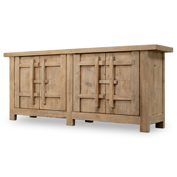 Lilys Amalfi Patrician Sideboard  Weathered Natural 91X19X37H 9096-NA