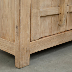 Lilys Amalfi Patrician Sideboard  Weathered Natural 91X19X37H 9096-NA