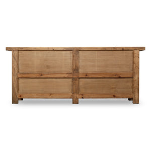 Lilys Amalfi Patrician Sideboard  Weathered Natural 91X19X37H 9096-NA