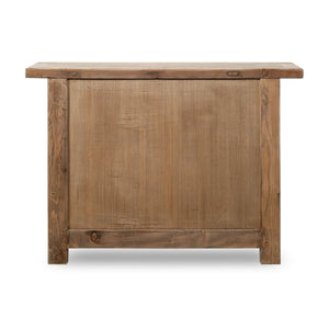 Lilys Amalfi Patrician One Door Cabinet Weathered Natural 51X16X37H 9096NA-S