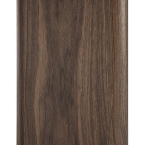 EuroStyle Albert Round Walnut Veneer Dining Table Mid Century Three Leg Base Seats Four 90962WAL-KIT
