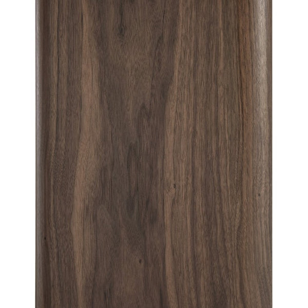 EuroStyle Albert Round Walnut Veneer Dining Table Mid Century Three Leg Base Seats Four 90962WAL-KIT
