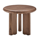 Albert 24" Round Side Table in American Walnut 90964WAL-KIT EuroStyle