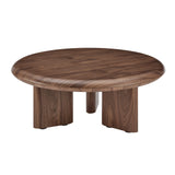 Albert Round Coffee Table in Walnut 90966WAL-KIT EuroStyle