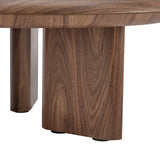 Albert Round Coffee Table in Walnut 90966WAL-KIT EuroStyle