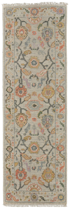 Feizy Rugs Karina Hand Knotted Wool Runner Rug Persian Medallion Style for Hallways and Entryways 9096793FMLT000I6A