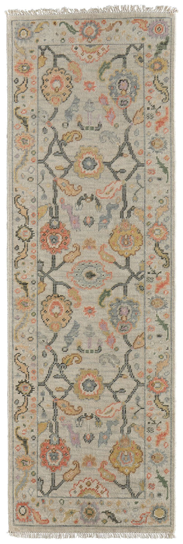Feizy Rugs Karina Hand Knotted Wool Runner Rug Persian Medallion Style for Hallways and Entryways 9096793FMLT000I6A
