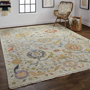 Feizy Rugs Karina Hand Knotted Wool Runner Rug Persian Medallion Style for Hallways and Entryways 9096793FMLT000I6A
