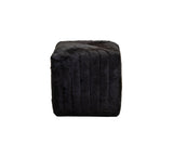 Olivia + Quinn Bryant Cube Ottoman 9096_HAIRONHIDEBLACK Hair on Hide Solid Black