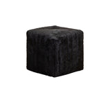 Olivia + Quinn Bryant Cube Ottoman 9096_HAIRONHIDEBLACK Hair on Hide Solid Black