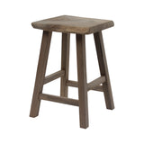 Lilys 24" High Live Edge Walnut Wood Counter Stool Natural(Color & Size Vary) 9097-1