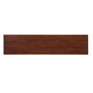 English Elm Fluted Counter Height Dining Set Narrow Bar Console with Upholstered Stool Retro Wood Cherry W1202P330886