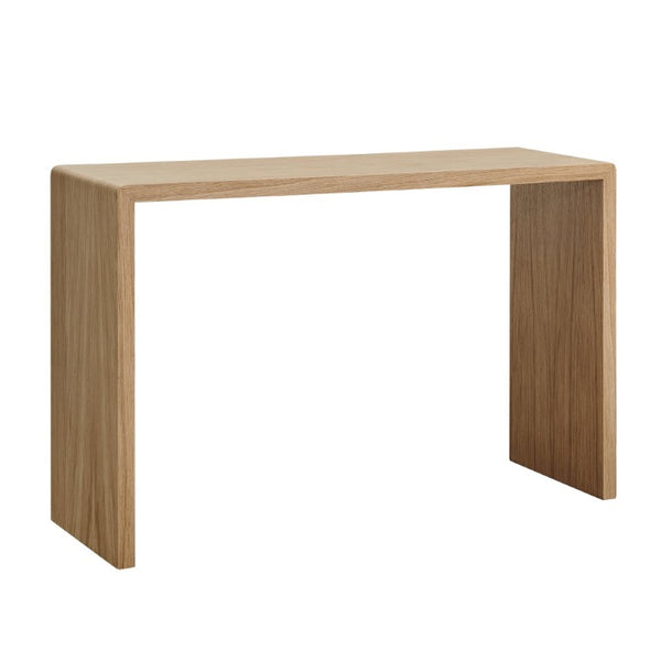 EuroStyle Nova 47 Inch Contemporary Console Table with Warm Veneer Finish for Entryways Oak 90976-OAK