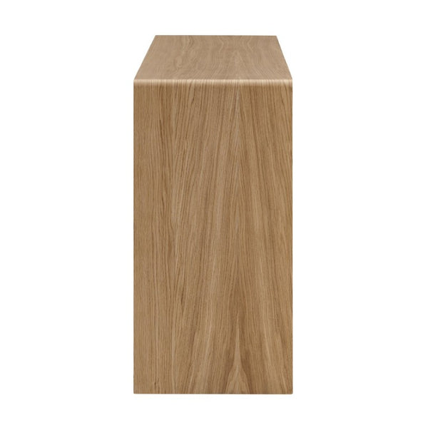 EuroStyle Nova 47 Inch Contemporary Console Table with Warm Veneer Finish for Entryways Oak 90976-OAK