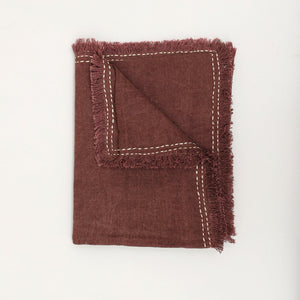 English Elm Stonewashed Linen Woven Throw Blanket – Artisan-Crafted, Cozy, Versatile, 52X68" For All Seasons B346P321246-GIGA