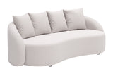 Sunny Isles Sofa Beige 704018 Zuo Modern