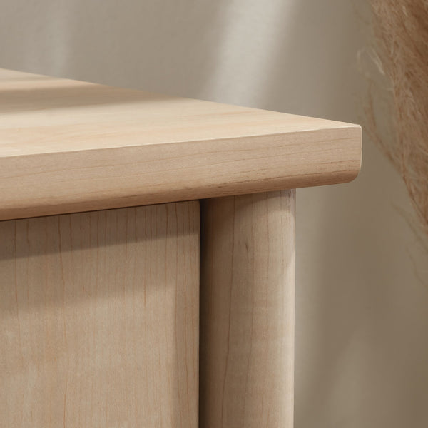 English Elm Storage Credenza Brown Finish with Full-Extension File Drawer, Cord Management, Adjustable Shelf, Durable 70.9" L B356P402753