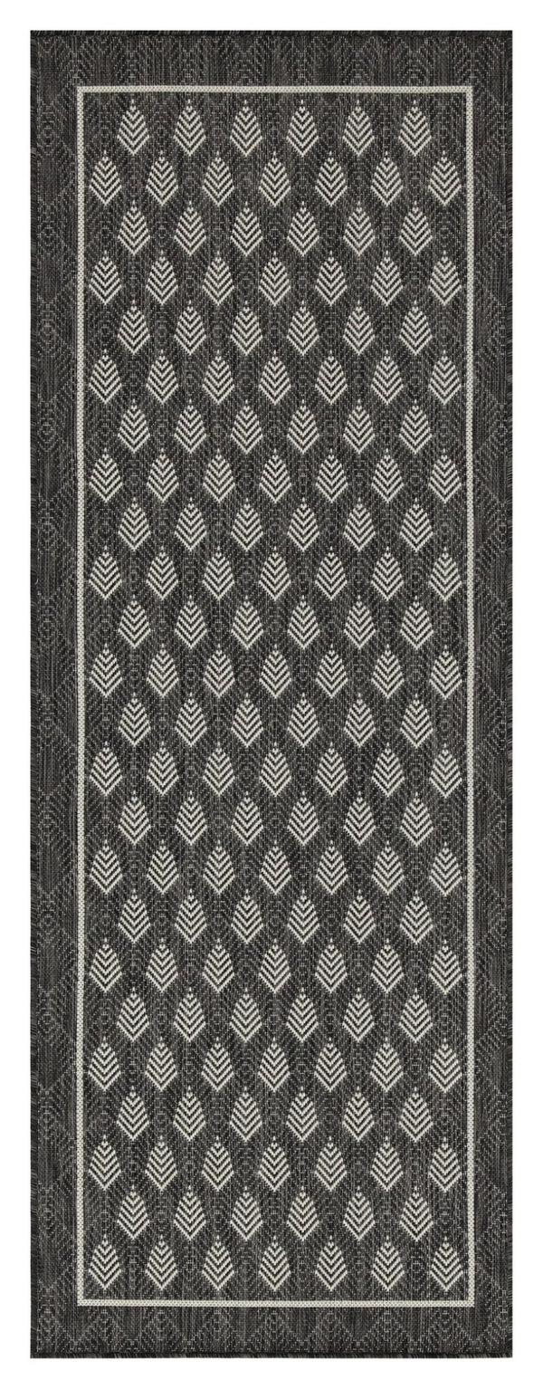 English Elm Sunshine Anthracite 5'3" X 7'3" Indoor/Outdoor Flatweave Area Rug - Durable, Stylish, Family-Friendly Design B186P198875-GIGA