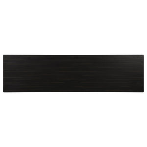 English Elm Castleton Farmhouse Pine Media Console with Six Compartments for Living Room Entertainment Dark Brown B062P448014