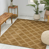 Christopher Knight Home® - Noble House - Muffley 5'3" X 7' Indoor/Outdoor Area Rug, Natural