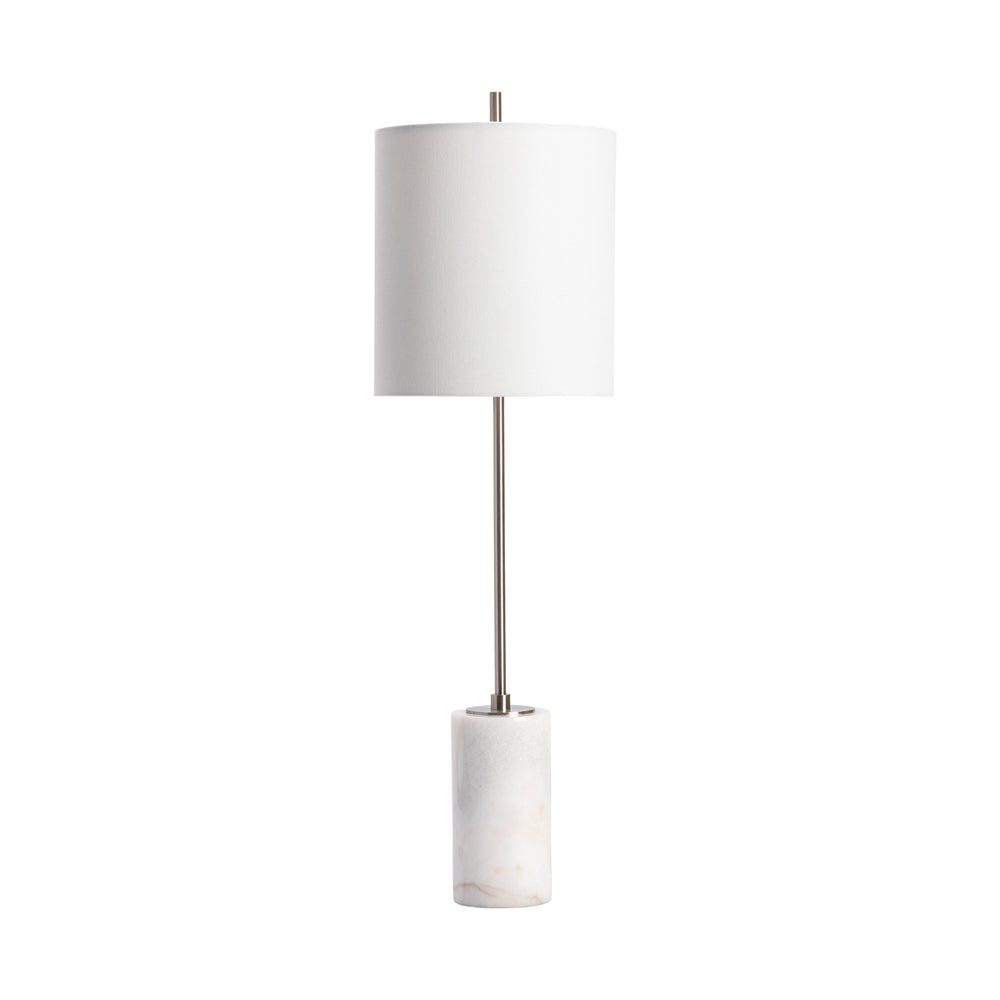 Crestview Collection 31.5"H Elegant Barble & Metal Table Lamp Set - Modern Design With Marble Base & 3-way Switch, 2pk   Cvamb0018