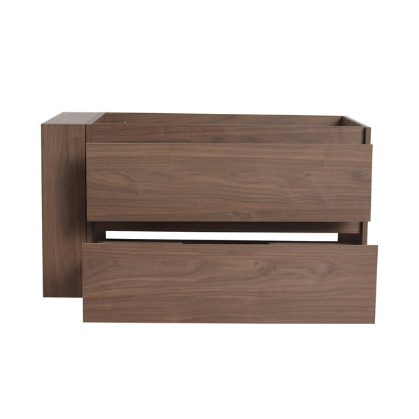 English Elm 36"Wall Modern Bathroom Vanity Cabinet with Adjustable Side Shelf, Soft-Close 2/3 Drawers, Water-Resist W999P168517
