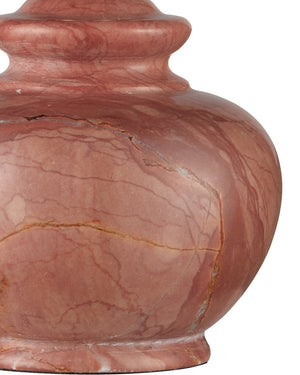 Currey & Company Piccolo Mini Table Lamp: Charming Pistachio Marble Accent Light For Cozy Spaces And Unique Decor Pink Rosa Cappuccino Marble 6000-1049-currey-company