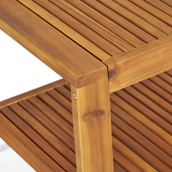 English Elm Christopher Knight Home® - Outdoor Outdoor Loveseat And Coffee Table Set – Stylish Acacia Wood Furniture For Cozy Patios & Gardens 57976.00SETF_57976.00SETCUSH-BLUSKIN