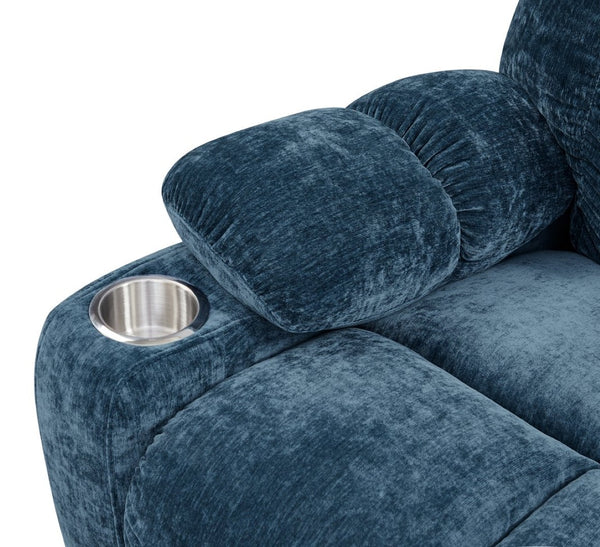 English Elm Liyasi Zero Gravity Power Recliner Eco Leather Massage Lumbar Heat Usb Charging W820S00032