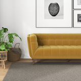 English Elm Ashcroft Furniture - Addison Large Gold Velvet Sofa