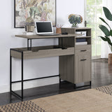 OSP Home Furnishings Hagney Lane Sit-To-Stand Desk Farm Oak