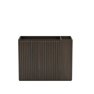 English Elm Galan Smoked Oak Freestanding Bathroom Vanity Four Drawers Granite Sink Modern Bath W1865P442935