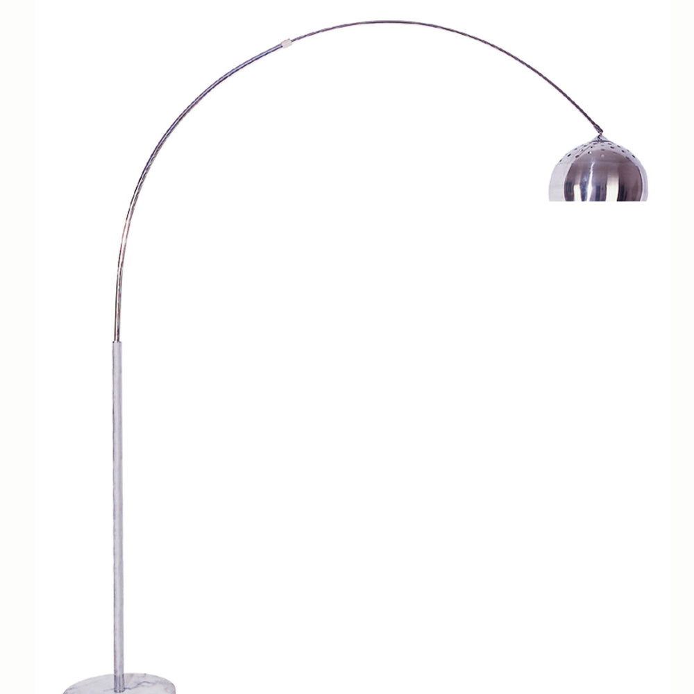 English Elm 85" Elegant Arch Metal Floor Lamp with White Marble Base, 120W CFL Compatible, UL Listed, Modern Lighting B072116072