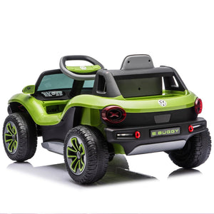 English Elm 12v Licensed Volkswagen Beetle Ride on Car with Remote Control and Suspension for Kids Green W1578P418186