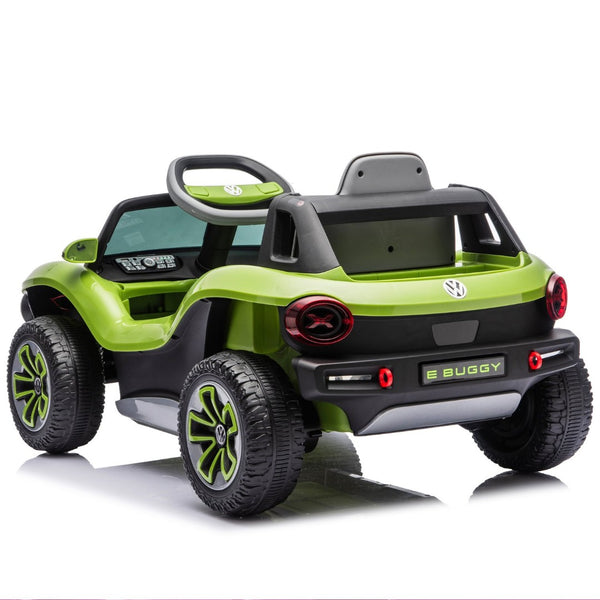 English Elm 12v Licensed Volkswagen Beetle Ride on Car with Remote Control and Suspension for Kids Green W1578P418186