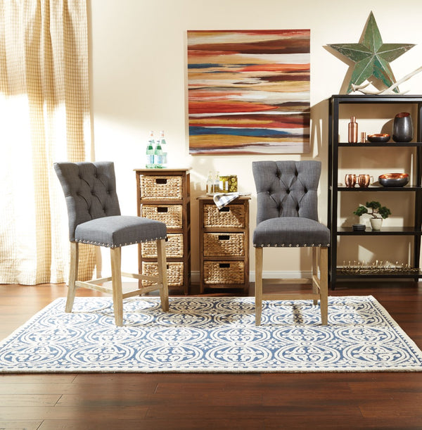 OSP Home Furnishings Preston 24" Counter Stool Marlow Charcoal