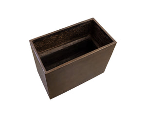Sunpan LEILANI PLANTER - MEDIUM - ELEGANT ANTIQUE BRONZE DESIGN FOR UPSCALE INTERIORS & OUTDOOR SPACES Gold 111141