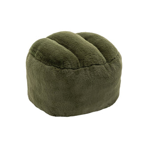 English Elm Bean Bag Chair - Luxurious Faux Fur Sofa With Back Support & Footstool For Ultimate Comfort & Style W2200P326906