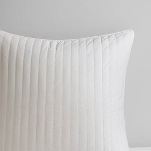 JLA Home INK+IVY - 3 Cotton Jacquard Comforter Set – Reversible Striped & Diamond Design, OEKO-TEX, Breathable Tailored Finish 92 L x 88 W x 1.5H II10-1104