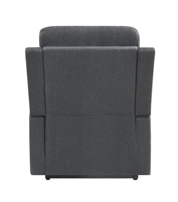 English Elm Kayla Power Lift Recliner with Zero Gravity Massage Heating and Chenille Upholstery B2726P469551