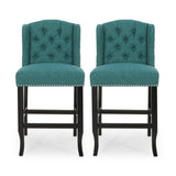 Christopher Knight Home® - Noble House - Foxcroft Wingback Counter Stool - Set of 2