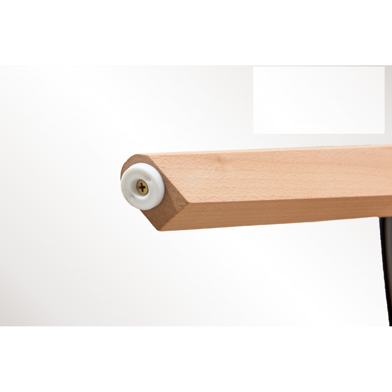 English Elm Modern Scandinavian Dining Chairs Set of 2 with Padded Seat and Back Support, Wood Legs, Black Finish B011P360646