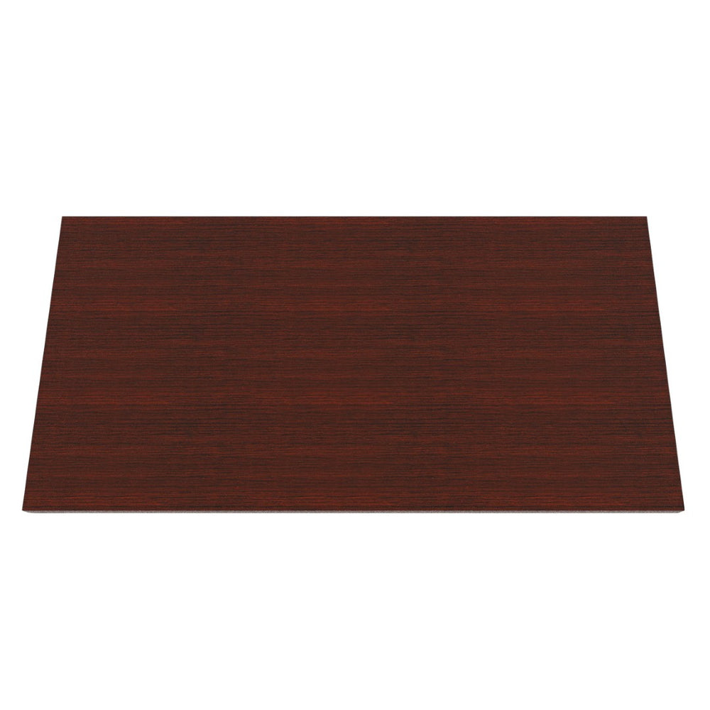 OSP Home Furnishings 48x24 Folding Nesting Table with Laminate Top and Locking Casters for Training Rooms 48X24  Mahogany 842T24-M