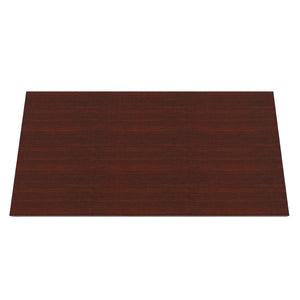 OSP Home Furnishings 48x24 Folding Nesting Table with Laminate Top and Locking Casters for Training Rooms 48X24  Mahogany 842T24-M