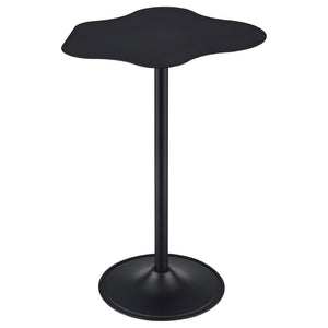 English Elm Fresno Matte Black Metal Cloud Sculptural Bar Table for Home Lounge Cocktail Space B062S01574