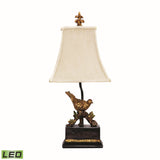 Perching Robin 21'' High 1-Light Table Lamp - Antique Black - Includes LED Bulb 91-171-LED Elk Home