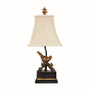 Perching Robin 21'' High 1-Light Table Lamp - Antique Black 91-171 Elk Home